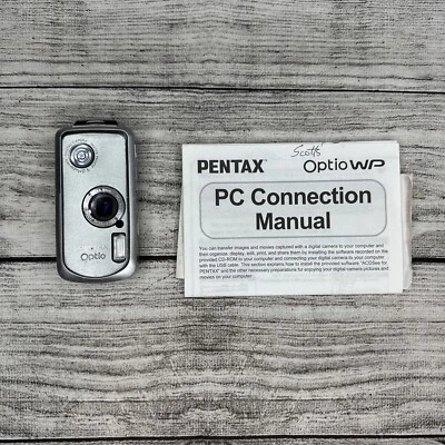 Cámara impermeable Pentax Optio WP 5,0 MP, con batería y manual *sin probar* Foto 1 de 4