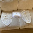 Vintage Victorian Lace And Embroidery Collar + Baby Pillow Lot 