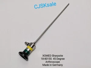 XOMED 18-80155 Sharpsite 45 Degree  Arthroscope Made In Germany (USED). - Picture 1 of 14