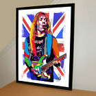 Dave Murray Iron Maiden Guitar Hard Rock Music Poster Print Wall Art 18x24