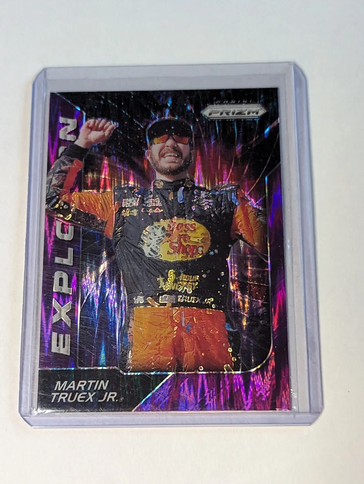 2018 Panini Prizm NASCAR Racing Prizm Purple Flash #90 Martin Truex Jr. EXP - Image 1 of 1