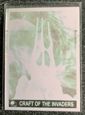 Lost in Space The Art of Ron Gross ORIGINAL PRINTING PLATE Craft Of The Invaders - Image 1 of 2