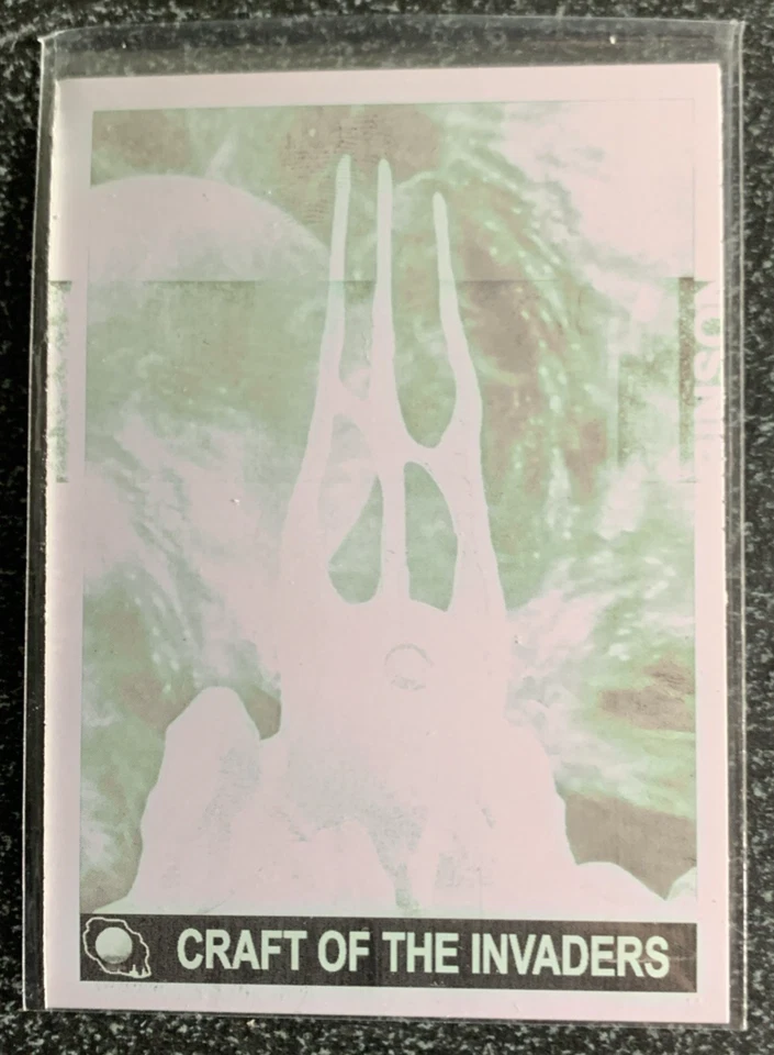 Lost in Space The Art of Ron Gross ORIGINAL PRINTING PLATE Craft Of The Invaders - Image 1 of 2