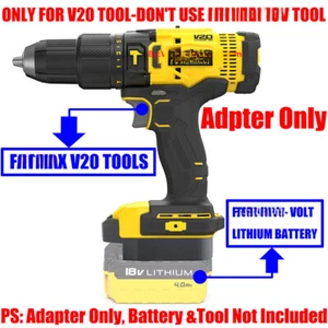 1 adaptador para batería Stanley FATMAX 18V antigua para herramientas de sistema FATMAX V-20 - Imagen 1 de 3