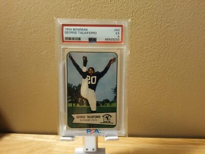 1954 Bowman - #50 George Taliaferro PSA 5 - Image 1 of 2