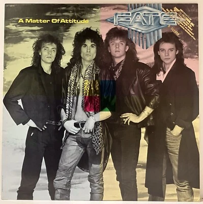1986 Fate-Matter Of Attitude Vintage  Hair Metal Capitol ST 12570 PROMO NM-M - Image 1 of 4