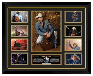 Alan Jackson Signed Framed Memorabilia - Picture 1 of 2