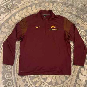 Minnesota Golden Gophers Nike Dri-Fit 1/4 Zip Pullover Jacke Herren Gr. XXL - Bild 1 von 6