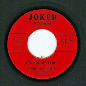 NORTHERN/DEEP SOUL 45 Eddie Singleton Joker 1001 - Picture 1 of 2