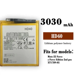 For Motorola Moto Z2 Force XT1789-01 XT1789-02 XT1789-03 04 SNN5987 Battery HD40 - Picture 1 of 5