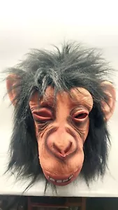 Halloween Monkey Mask Costume Party Adult Ape Mask one Size . - Picture 1 of 19