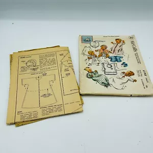 McCalls Kleinkind 10 Teile Erstklassiges Muster Babykleidung Neugeborene - Bild 1 von 4