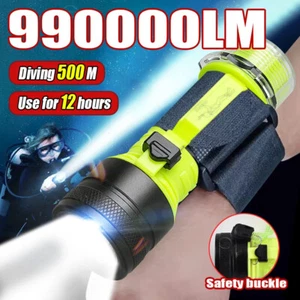 Linterna de Buceo Profesional Tipo-C USB Recargable Lámpara Subacuática LED de Buceo - Imagen 1 de 12