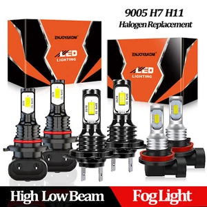 For Mazda CX-7 2007-2012 LED Headlight High Low Beam Fog Light Bulbs Combo Kit - Picture 1 of 13