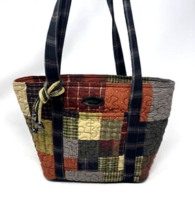 BOLSO DE MANO DONNA AFILADO ACOLCHADO PATCHWORK - Imagen 1 de 15