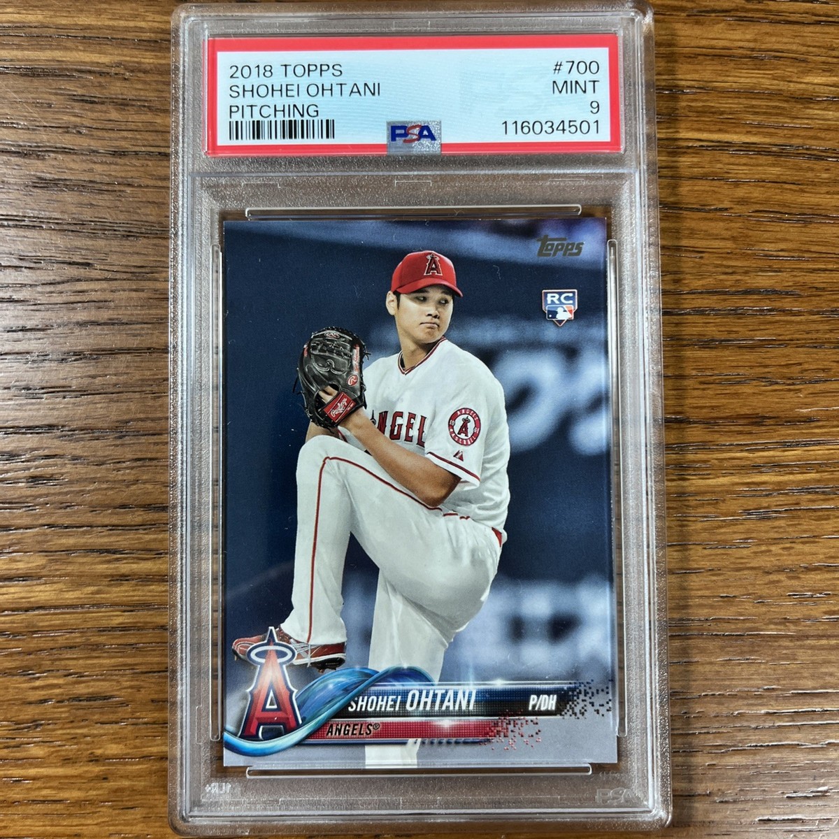 2018 Topps Ref Ohtani /569 RC PSA9 大谷 Shohei Ohtani 9 Graded Baseball Sports Trading Cards