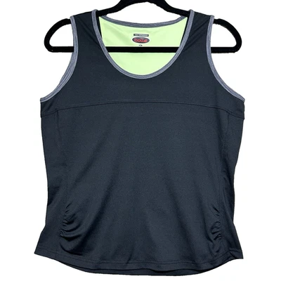 Camiseta sin mangas Bolle para mujer L negra de alto rendimiento elástica con logotipo deportivo Foto 1 de 4