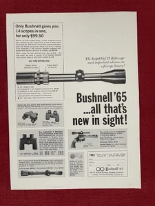 Bushnell Hunting Sights & Scopes 1965 Print Ad Scope Chief II Advertisement - Picture 1 of 3