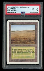 ***PSA 6 Unlimited Savannah*** MTG Unlimited Magic Kid Icarus - Bild 1 von 2