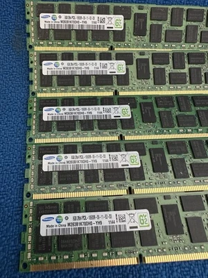 Samsung M393B1K70DH-YH9 8GB 2Rx4 PC3L-10600R-09-11-E2-D3 Server RAM Lot Of 5 - Image 1 of 3