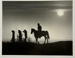 Original LENNOX McLENDON US Border Patrol IMMIGRATION Silhouette PHOTOGRAPH - Picture 1 of 7