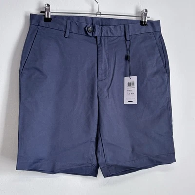 Шорты Reiss Wicket Chino размер W32 ВВС синие хлопковая смесь новый образец рекомендуемая розничная цена 78 фунтов - Изображение 1 из 4