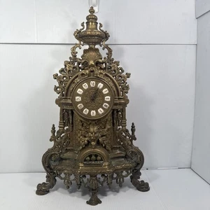 Imperial Italian Franz Hermle Italian German Brass Mantle Clock Don’t Work Parts - Picture 1 of 11