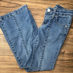 Jeans blu bambina classe art taglia 6 svasato vita bassa - Foto 1 di 4