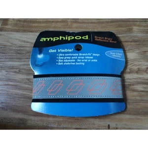 Amphipod Stretch Bright Reflective Band - Boxes Orange - Picture 1 of 2