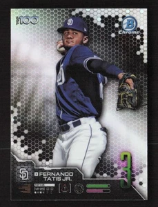 Fernando Tatis Jr. 2019 Bowman #BTP-3 Bowman Scouts' Top 100 San Diego - Picture 1 of 2
