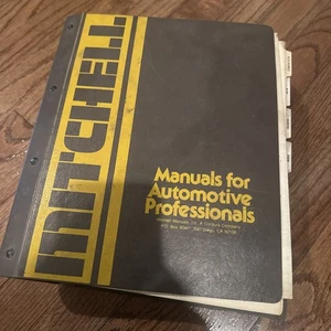 Mitchell Manuels For Automotive Professionals Tune Up Service & Repair Imported - Picture 1 of 10