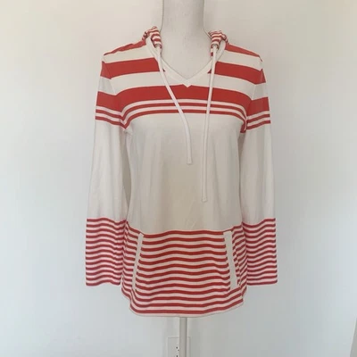 Sudadera con Capucha Náutica Talbots Mujer Talla SP Pima Algodón/Modelo/Spandex Playa Costera Foto 1 de 4