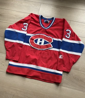 Camiseta deportiva Patrick Roy Montreal Canadiens Legend Starter años 90 talla M Foto 1 de 4