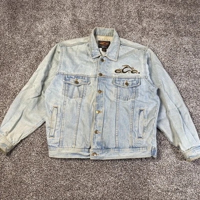 VTG Orange County Choppers Denim Jean Jacket Mens Size M Embroidered Distressed - Image 1 of 4