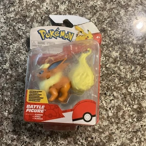 Jazwares Pokemon Battle Feature Figure Flareon 3" Figure In Package. - Picture 1 of 6