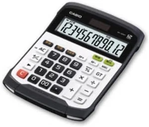 Casio Waterproof and Dustproof Calculator Desk Type 12 Digit WD-320MT-N - Picture 1 of 8
