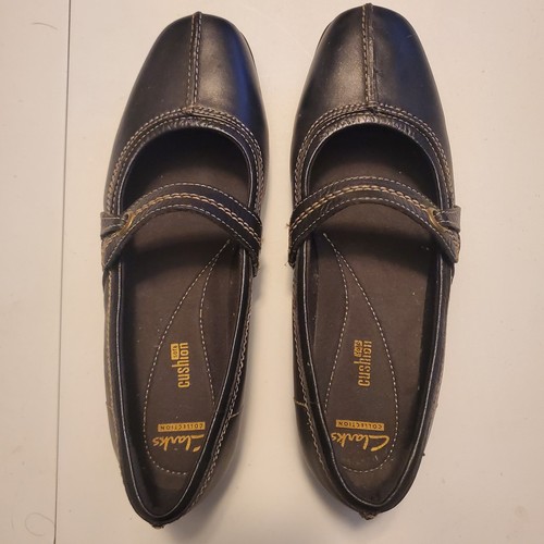 Mocassini Clarks Collection Haydn donna 9 5 Mary Jane scarpe comode in pelle marrone