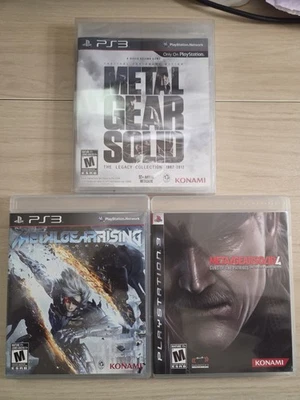 PlayStation 3 Metal Gear Solid Lot Legacy Collection 1987 - 2012 Rising & More - Image 1 of 4