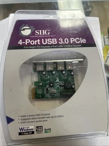 SIIG 4-Port USB 3.0 PCIe (jup40412s1) - Picture 1 of 3