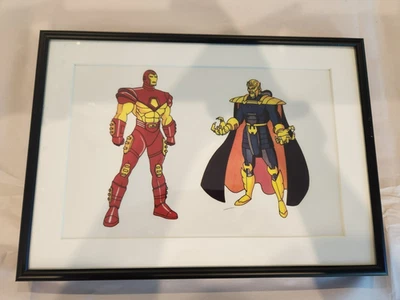 Iron Man Mandarin Serigraph Animation Cel on Acetate! PROFESSIONALLY FRAMED!!!  - Image 1 of 4