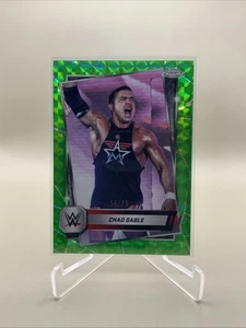 2025 Topps Chrome WWE - Green Geometric /75 - #120 Chad Gable - RAW - Picture 1 of 2