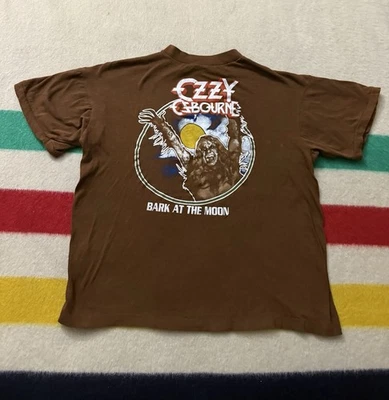 Camiseta Cool Ozzy Osborne Black Sabbath Bark At The Moon Talla S Pequeña 22x25 Foto 1 de 4