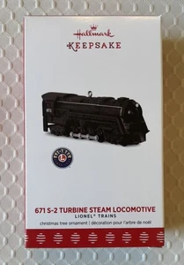 Hallmark 2017 Lionel Trains #22 Serie Ornament 671 S-2 Turbine Dampflok - Bild 1 von 1