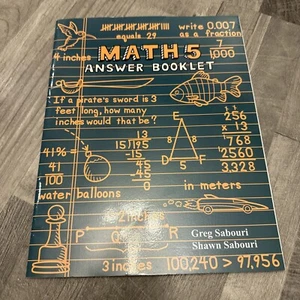 Math 5 A Teaching Tectbook: Answer Booklet - Picture 1 of 5