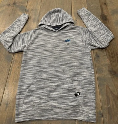 Sudadera con capucha gris manga larga Dikotomy Rock N’ Roll para hombre talla: SM Foto 1 de 4