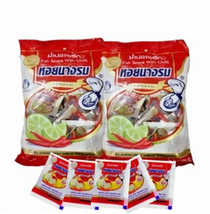 2x Fish Sauce Mixed Chili Seasoning Salty Spicy Thai Food Original 100 Sachets - Picture 1 of 9