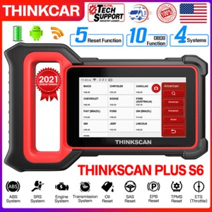 Herramienta de diagnóstico ThinkScan Plus S6 OBD2 motor escáner ABS SRS aceite TPMS SAS EPB - Imagen 1 de 12