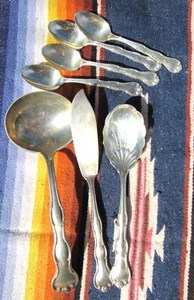 Seven Vintage Serving Pieces Rondo Gorham Sterling Silver No Monograms 186 Grams - Picture 1 of 5