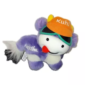 Vintage Milka Kuh Stofftier Plüsch Figur Schlüssel Anhänger cool man Werbung - Bild 1 von 6