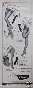 PUBLICITÉ DE PRESSE 1957 BAS LE BOURGET DOUBLE MAILLE TIP-TOP SUPER 2-11 - Imagen 1 de 1